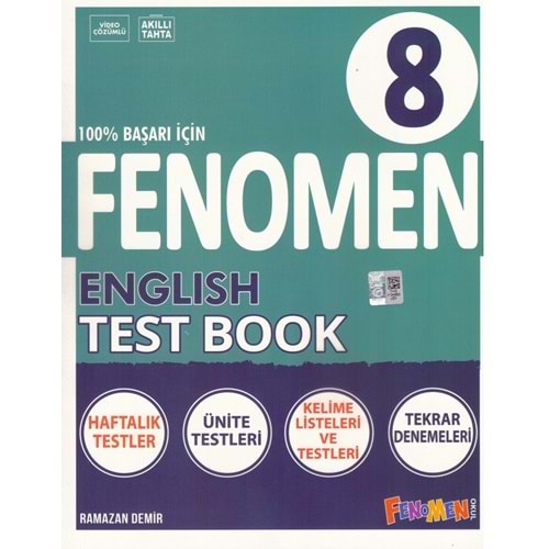 FENOMEN 8.SINIF ENGLISH TEST BOOK